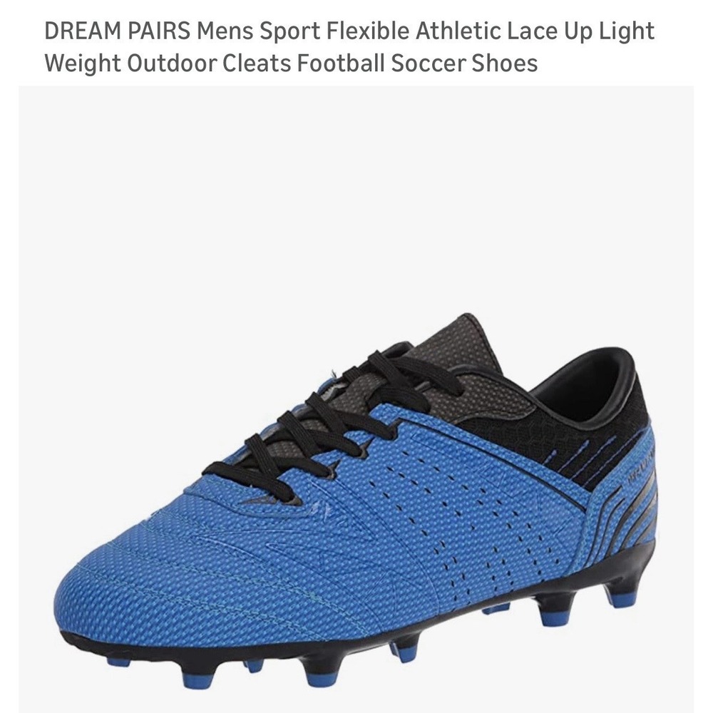 Men Classic Soccer Shoes‎ Lightweight Soccer Cleats Football Shoes US Size 10.5 - Picture 5 of 7
